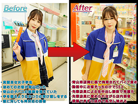 僕が先に好きだったのに…お釣り渡す時に手をぎゅっと握ってくれるコンビニ店員の子が、誰とでもセックスしたがるビッチ便器になっていた　白川ゆず　サンプル画像02